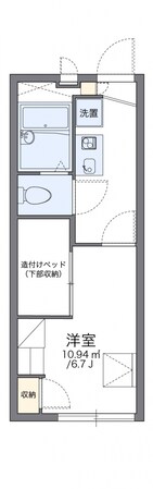 レオパレスヒルサイドハイツ菅田の物件間取画像